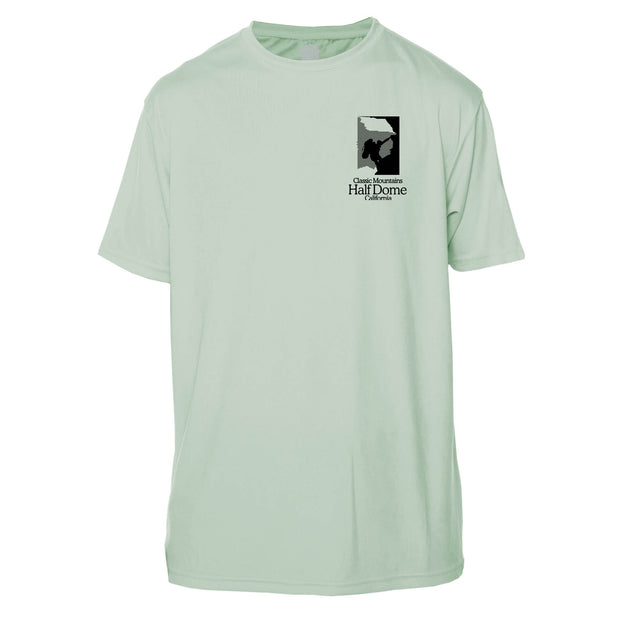 Half Dome Classic Mountain Short Sleeve Microfiber Men's T-Shirt