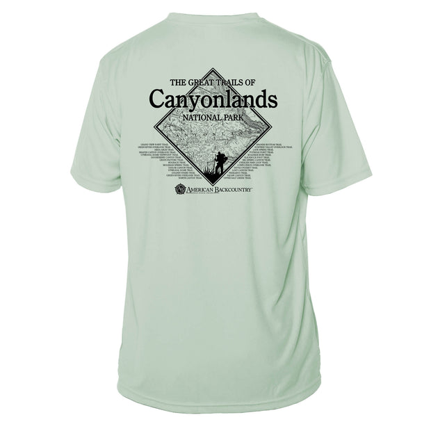 Canyonlands Diamond Topo Short Sleeve Microfiber Men's T-Shirt