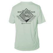 Rocky Mountain National Park Diamond Topo Short Sleeve Microfiber Men's T-Shirt