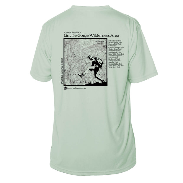 Linville Gorge Great Trails Short Sleeve Microfiber Men's T-Shirt