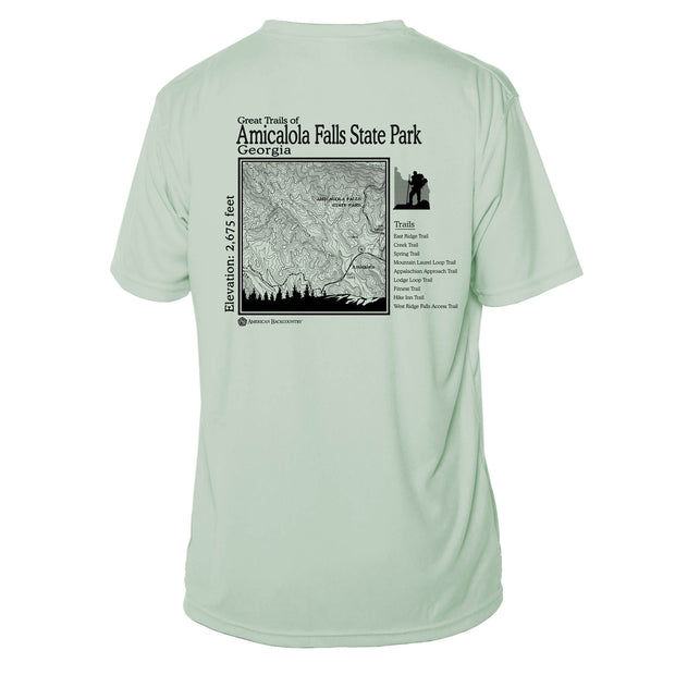 Amicalola Falls Great Trails Short Sleeve Microfiber Men's T-Shirt