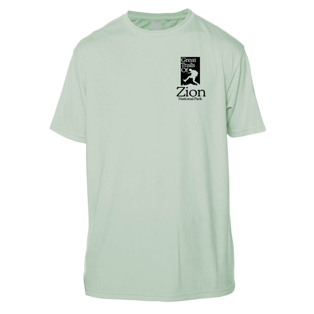 Zion National Park Great Trails Short Sleeve Microfiber Men's T-Shirt