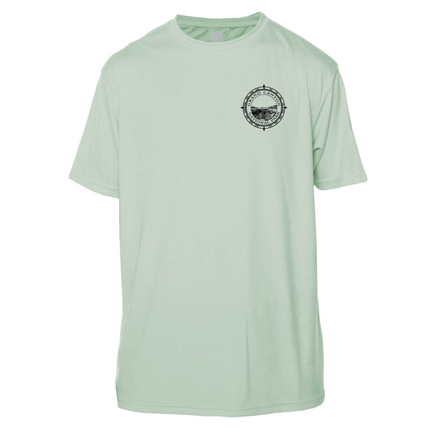 Retro Compass Grand Canyon National Park Microfiber Short Sleeve T-Shirt
