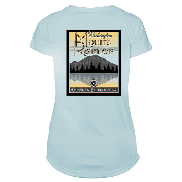 Mount Rainier Vintage Destinations Microfiber Women's T-Shirt