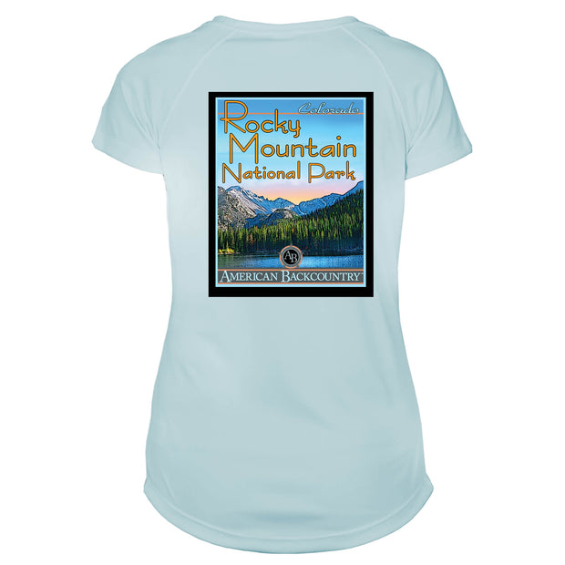 Rocky Mountain National Park Vintage Destinations Microfiber Women's T-Shirt