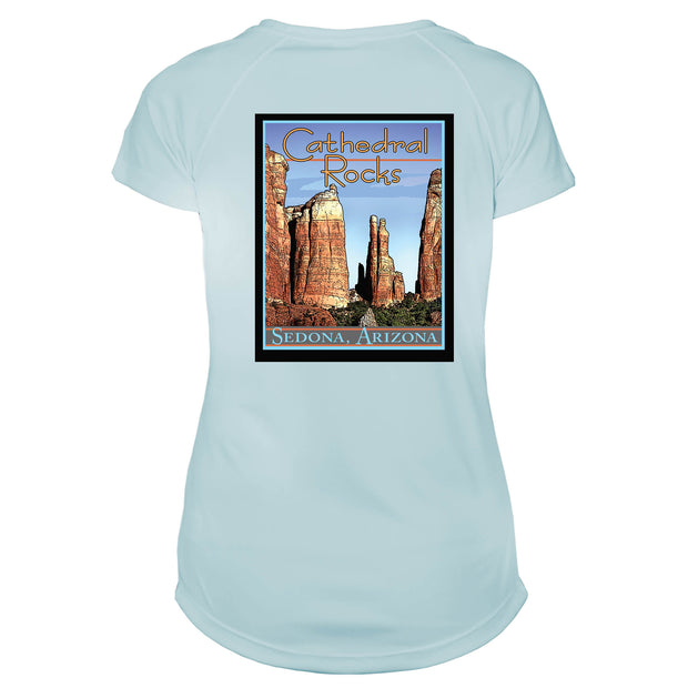 Cathedral Rocks Vintage Destinations Microfiber Women's T-Shirt