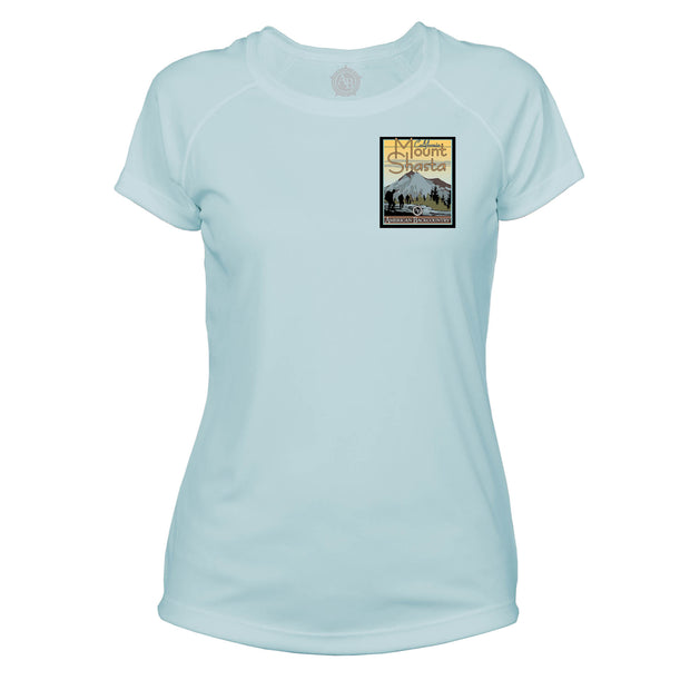 Mount Shasta Vintage Destinations Microfiber Women's T-Shirt
