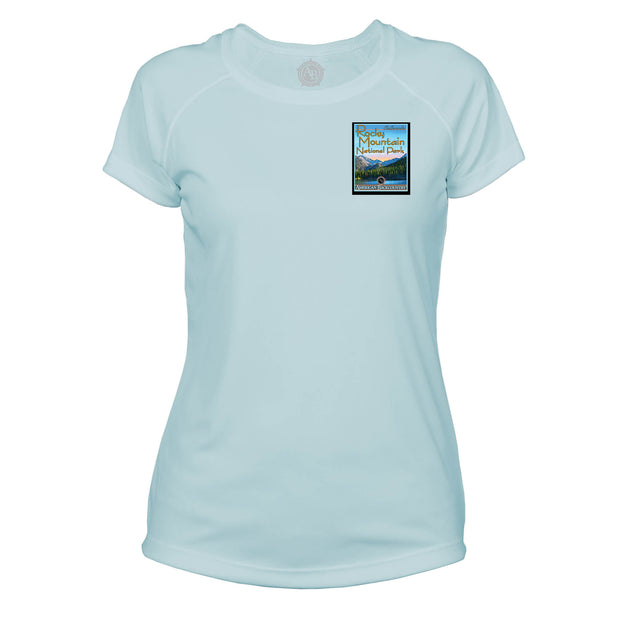 Rocky Mountain National Park Vintage Destinations Microfiber Women's T-Shirt