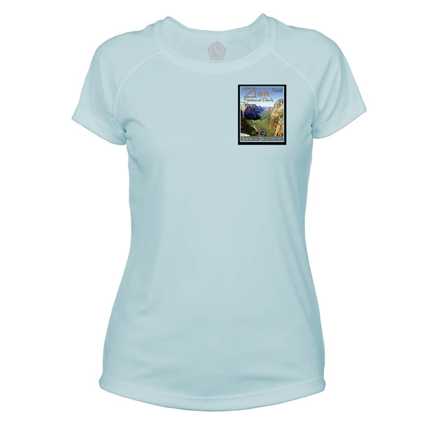 Zion National Park Vintage Destinations Microfiber Women's T-Shirt