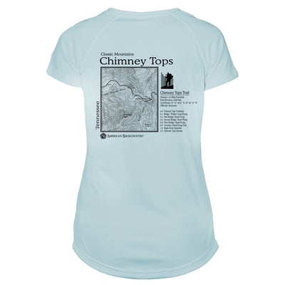 Chimney Tops Classic Mountain Microfiber Women's T-Shirt