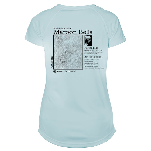 Maroon Bells Classic Mountain Microfiber Women's T-Shirt