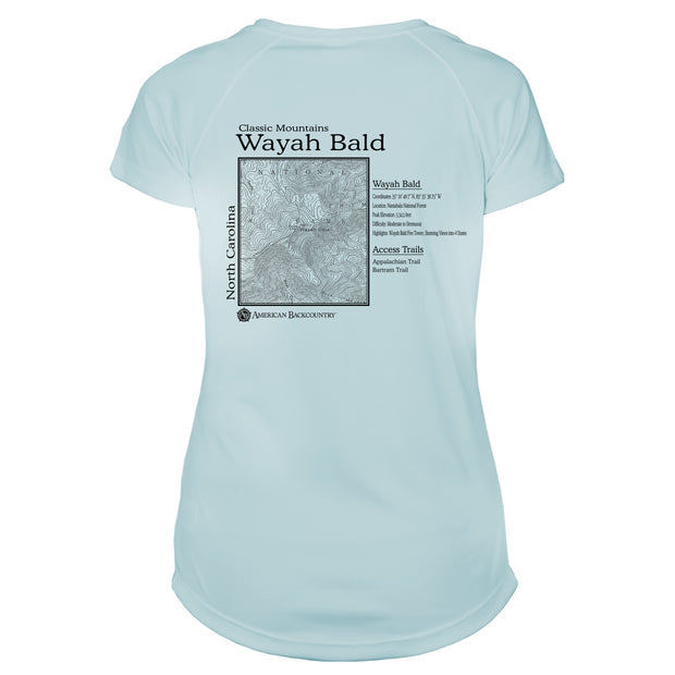 Wayah Bald Classic Mountain Microfiber Women's T-Shirt