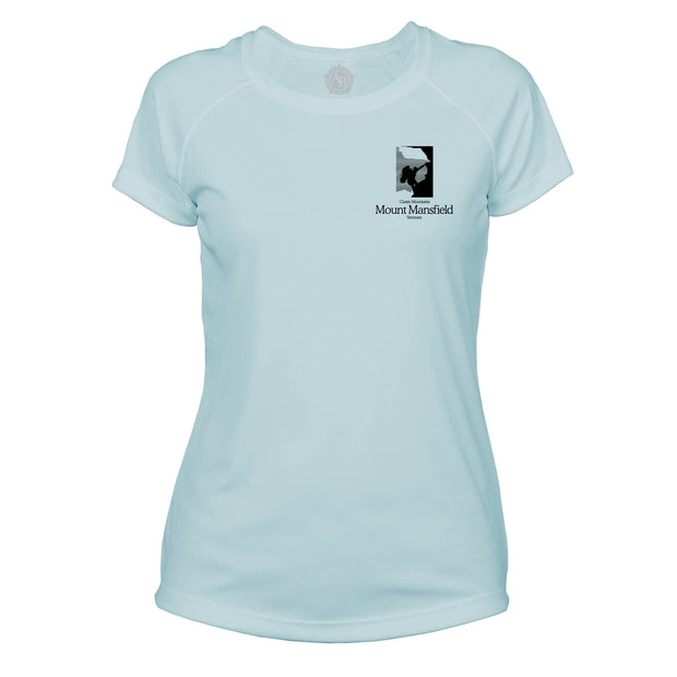 Mount Mansfield Classic Mountain Microfiber Women's T-Shirt