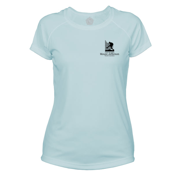 Mount Jefferson Classic Mountain Microfiber Women's T-Shirt