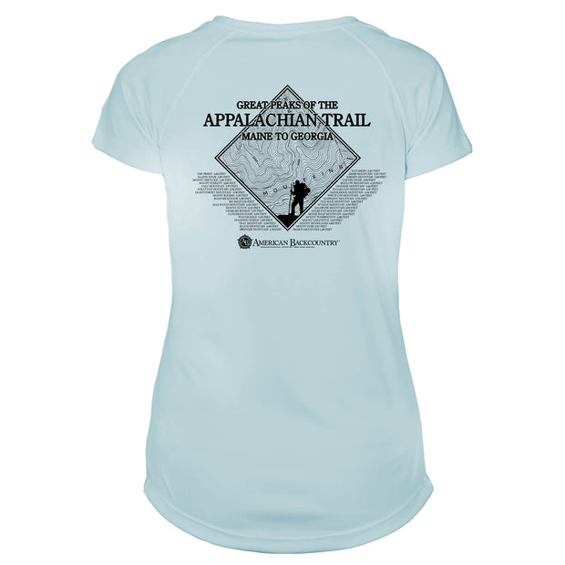 Appalachian Trail Diamond Topo  Microfiber Women's T-Shirt