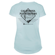 California Fourteeners Diamond Topo  Microfiber Women's T-Shirt