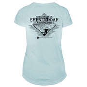 Shenandoah National Park Diamond Topo Microfiber Women's T-Shirt