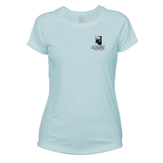 Olympic National Park Diamond Topo Microfiber Women's T-Shirt