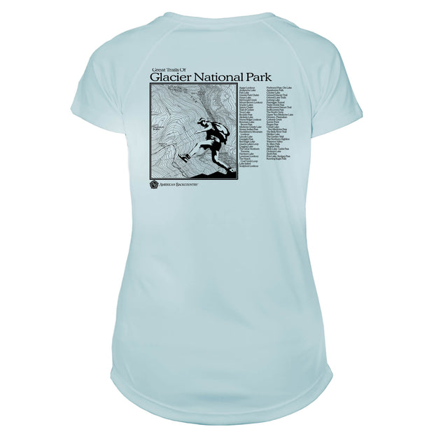 Glacier National Park Great Trails Microfiber Women's T-Shirt