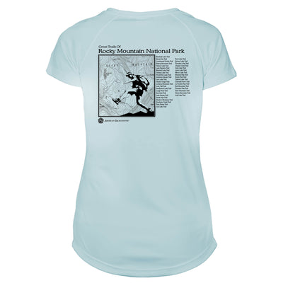 Rocky Mountain National Park Great Trails Microfiber Women's T-Shirt