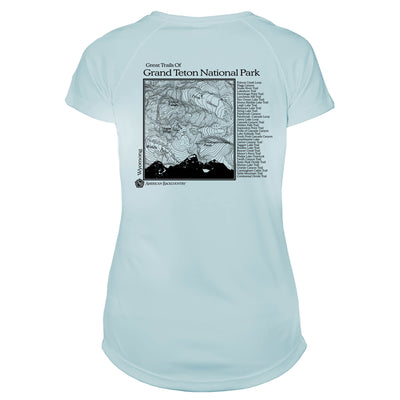 Grand Teton National Park Great Trails Microfiber Women's T-Shirt