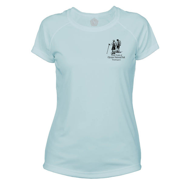 Olympic National Park Great Trails Microfiber Women's T-Shirt