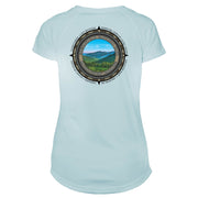 Retro Compass Shenandoah National Park Microfiber Short Sleeve Women's T-Shirt