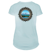Retro Compass Mount Shasta Microfiber Short Sleeve Women's T-Shirt