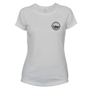 Retro Compass Zion National Park Microfiber Short Sleeve Women's T-Shirt
