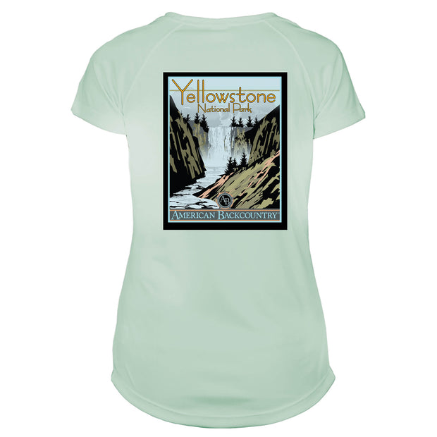 Yellowstone National Park Vintage Destinations Microfiber Women's T-Shirt