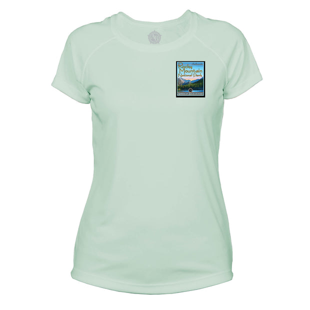 Rocky Mountain National Park Vintage Destinations Microfiber Women's T-Shirt