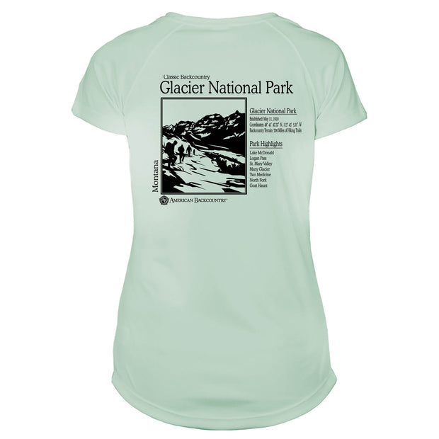 Glacier National Park Classic Backcountry Microfiber Women's T-Shirt