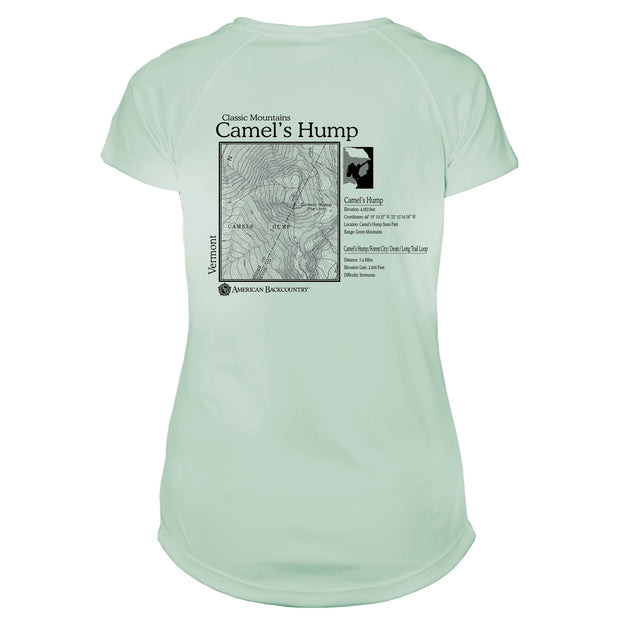 Camels Hump Classic Mountain Microfiber Women's T-Shirt
