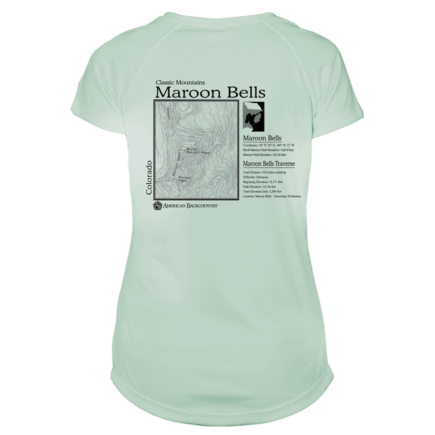 Maroon Bells Classic Mountain Microfiber Women's T-Shirt