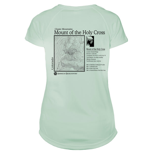 Mount Of Holy Cross Classic Mountain Microfiber Women's T-Shirt
