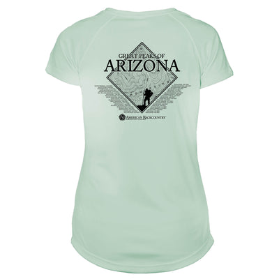 Arizona Diamond Topo  Microfiber Women's T-Shirt