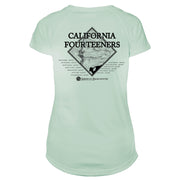 California Fourteeners Diamond Topo  Microfiber Women's T-Shirt