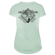 Grand Canyon National Park Diamond Topo Microfiber Women's T-Shirt