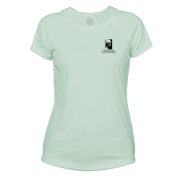 California Fourteeners Diamond Topo  Microfiber Women's T-Shirt