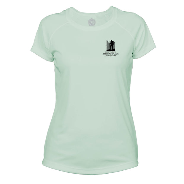 Shenandoah National Park Diamond Topo Microfiber Women's T-Shirt