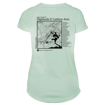 Highlands Cashiers Great Trails  Microfiber Women's T-Shirt