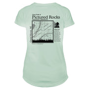 Pictured Rocks Great Trails Microfiber Women's T-Shirt
