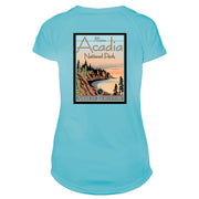 Acadia National Park Vintage Destinations Microfiber Women's T-Shirt