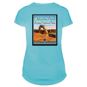 Delicate Arch National Park Vintage Destinations Microfiber Women's T-Shirt
