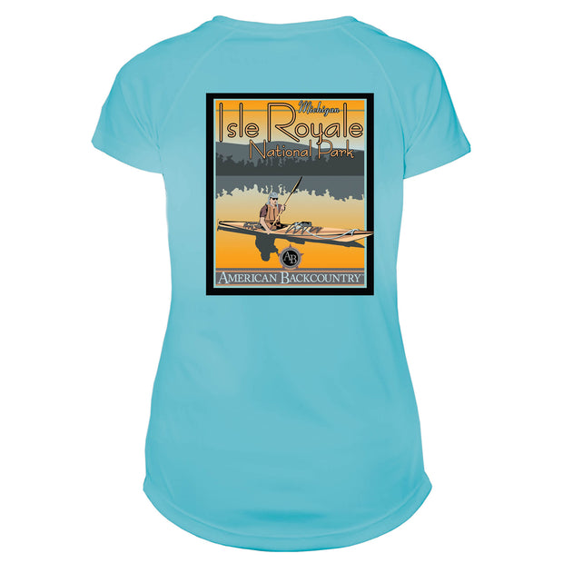 Isle Royale National Park Vintage Destinations Microfiber Women's T-Shirt