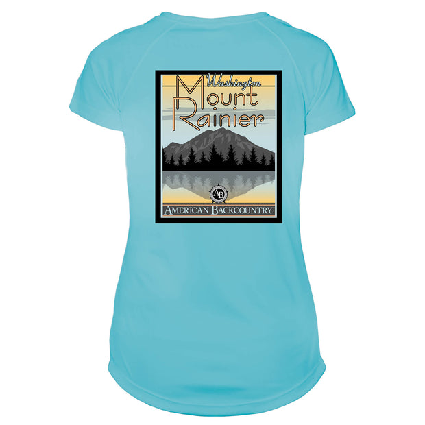 Mount Rainier Vintage Destinations Microfiber Women's T-Shirt
