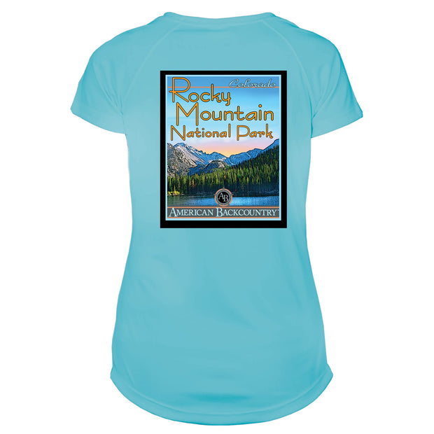 Rocky Mountain National Park Vintage Destinations Microfiber Women's T-Shirt