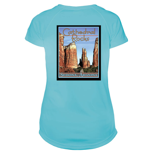 Cathedral Rocks Vintage Destinations Microfiber Women's T-Shirt