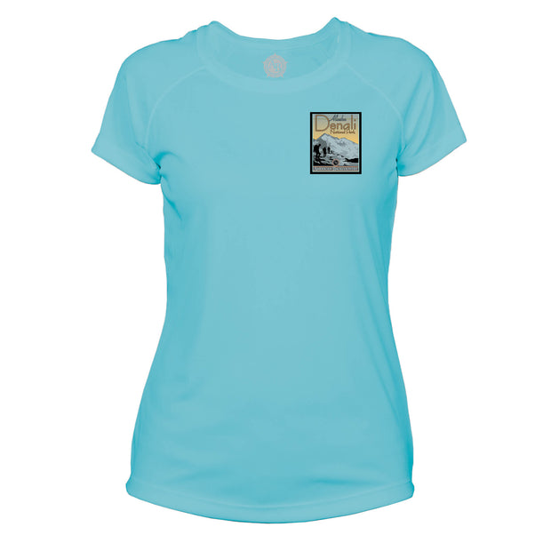 Denali National Park Vintage Destinations Microfiber Women's T-Shirt