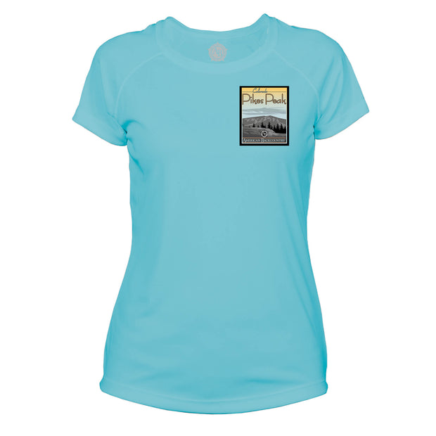 Pikes Peak Vintage Destinations Microfiber Women's T-Shirt